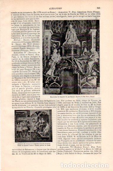 Postkarten: LAMINA V50472: Monumento de Alejandro II por Bernini - Varios