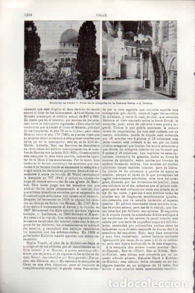 Postales: LAMINA V50450: Mezquita de Omar en Semana Santa, Jerusalen - Varios
