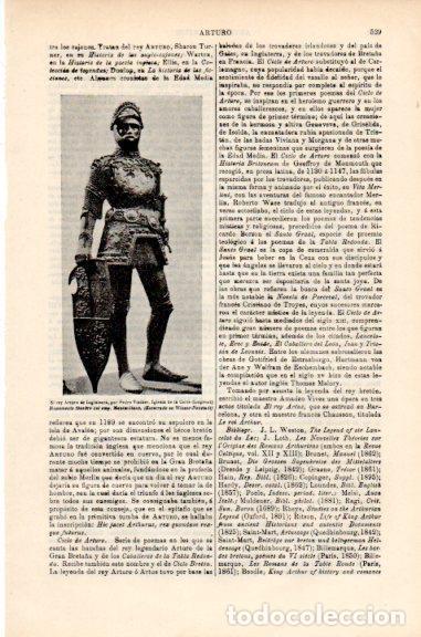 Postkarten: LAMINA V51309: Rey Arturo de Inglaterra por P. Vischer - Varios.