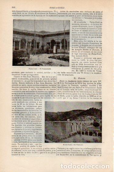 Postais: LAMINA V50939: Cementerio y Viaducto de Porta-Coeli, Valencia - Varios.