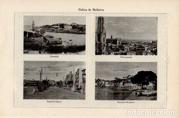 Cartes Postales: LAMINA V51098: Vistas de Palma de Mallorca - Varios.