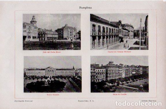 Postcards: LAMINA V51058: Vistas varias de Pamplona - Varios.