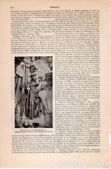 Postales: LAMINA V39812: San Antonio por Manuel Pereira - Varios