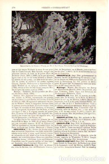 Cartes Postales: LAMINA V51720: Reconciliacion de Oberon y Titania por Sir J. Noel Paton - Varios.