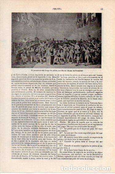 Postais: LAMINA V39764: El juramento del Juego de pelota por David - Varios