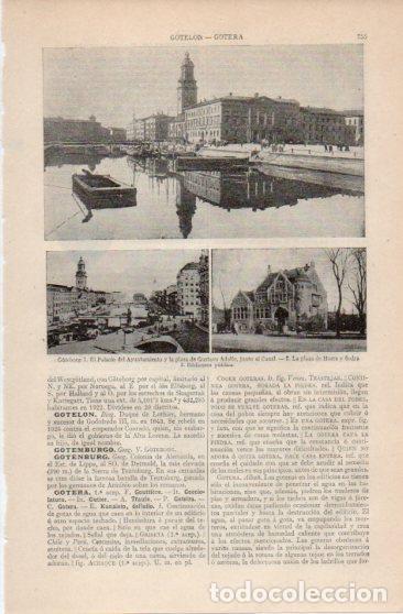 Postcards: LAMINA V39994: Vistas de Goteborg - Varios