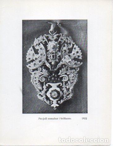 Cartoline: LAMINA V40294: Jaume Mercade, Penjoll esmaltat i brillants 1922 - Joan Sacs