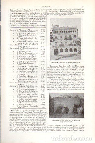 Postkarten: LAMINA V51358: Edificio Caja de Prevision en Salamanca - Varios.