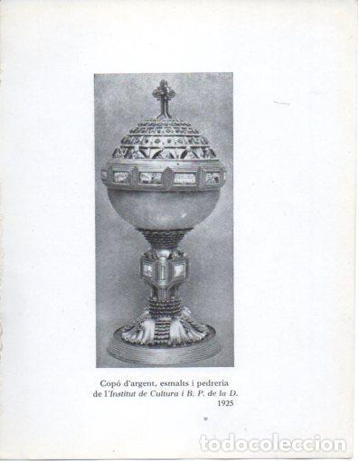 Postkarten: LAMINA V40301: Jaume Mercade, Copo d'argent esmalts i pedreria 1925 - Joan Sacs