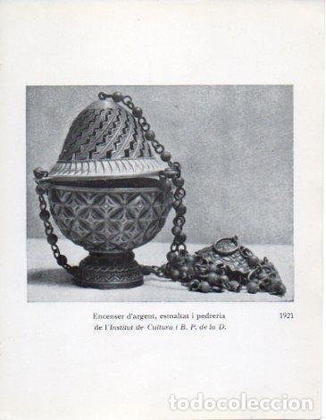 Postkarten: LAMINA V40291: Jaume Mercade, Encenser d'argent esmaltat i pedreria 1921 - Joan Sacs