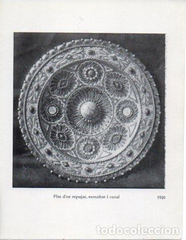Postkarten: LAMINA V40286: Jaume Mercade, Plat d'or repujat, esmaltat i coral 1920 - Joan Sacs