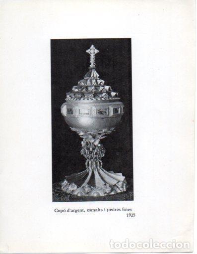 Postales: LAMINA V40307: Jaume Mercade, Copo d'argent esmalts i pedres fines 1925 - Joan Sacs