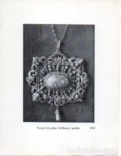 Postkarten: LAMINA V40312: Jaume Mercade, Penjoll de plati brillants i perles 1919 - Joan Sacs