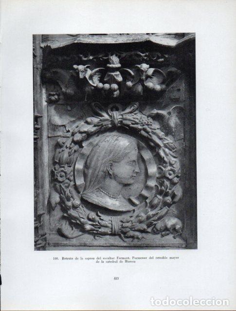 Postkarten: LAMINA V41035: Retrato de la esposa del escultor Forment, Catedral de Huesca - Antonio Igual Ubeda