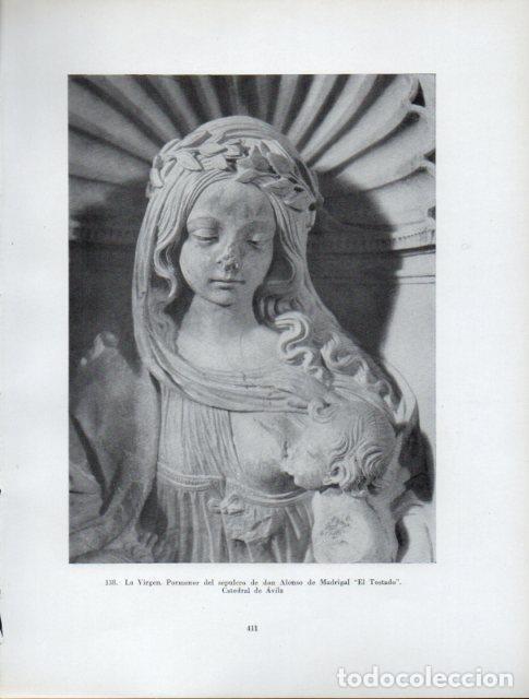 Cartoline: LAMINA V41034: La Virgen del sepulcro de Alonso de Madrigal, Catedral de Avila - Antonio Igual Ubeda