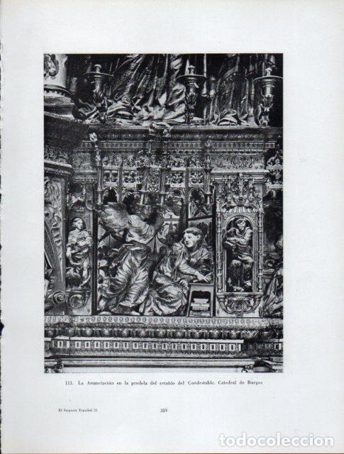 Postkarten: LAMINA V41022: La Anunciacion del retablo de Condestable, Catedral de Burgos - Antonio Igual Ubeda