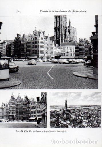 Postales: LAMINA V41358: Amberes, el Grote Markt y la catedral - Leonardo Benevolo