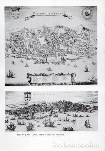 Postales: LAMINA V41362: Lisboa seg&uacute;n el atlas de Jansonius - Leonardo Benevolo