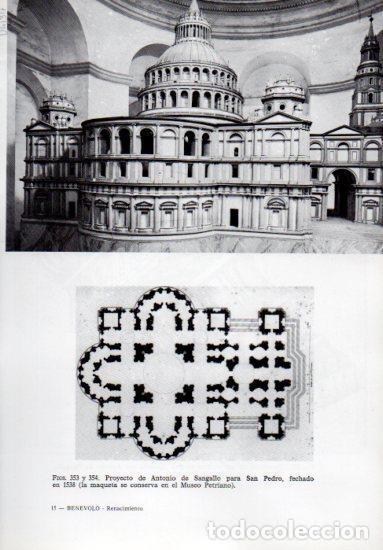 Cartoline: LAMINA V41317: Proyecto de Antonio Sangallo para San Pedro en 1538 - Leonardo Benevolo