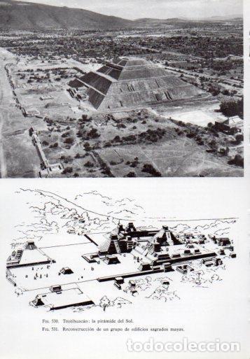 Postcards: LAMINA V41379: Piramide del Sol en Teotihuacan - Leonardo Benevolo
