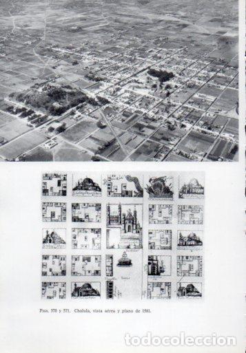 Cartoline: LAMINA V41392: Cholula vista aerea y plano de 1581 - Leonardo Benevolo
