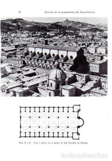 Cartoline: LAMINA V41177: Vista y planta de la iglesia de San Petronio en Bolonia - Leonardo Benevolo