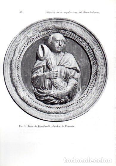 Cartes Postales: LAMINA V41169: Busto de Brunelleschi, Catedral de Florencia - Leonardo Benevolo