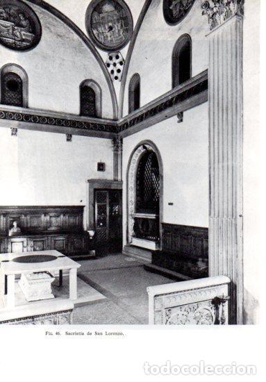 Postales: LAMINA V41184: Sacristia de San Lorenzo en Florencia detalle - Leonardo Benevolo