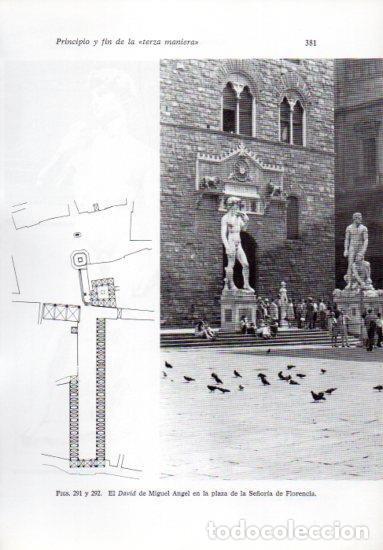 Postkarten: LAMINA V41291: El David por Miguel Angel, plaza de la Se&ntilde;oria - Leonardo Benevolo