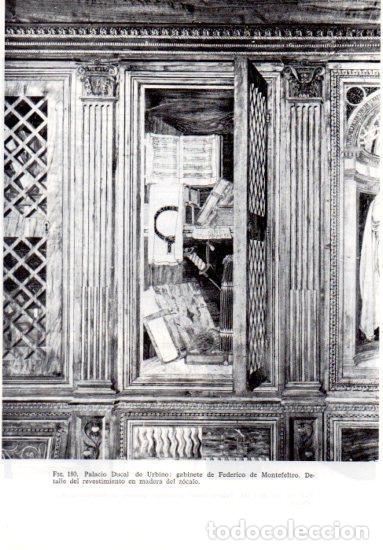 Postkarten: LAMINA V41239: Gabinete de Federico de Montefeltro en Palacio Ducal de Urbino - Leonardo Benevolo
