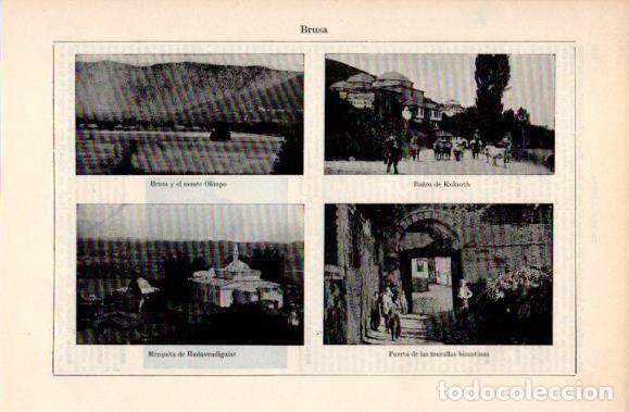 Postkarten: LAMINA V40817: Vistas de Brusa o Bursa, Turquia - Varios