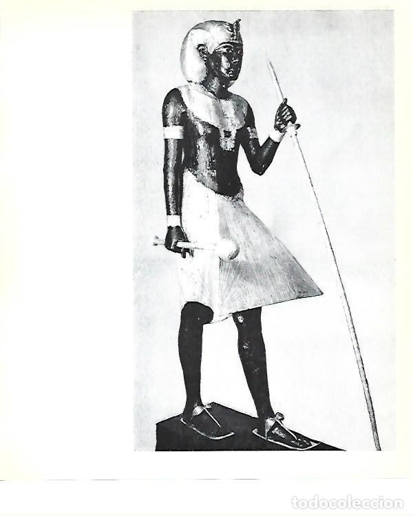 Postkarten: LAMINA 40798: Estatua del Ka real Horakhty de Tutankhamon - Christiane Desroches-Noblecourt