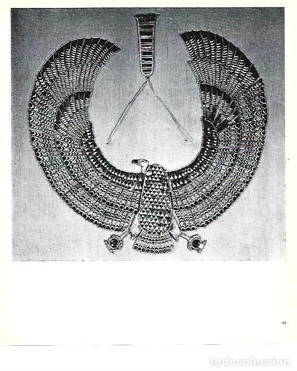 Cartoline: LAMINA 40782: Pectoral de la tumba de Tutankhamon - Christiane Desroches-Noblecourt