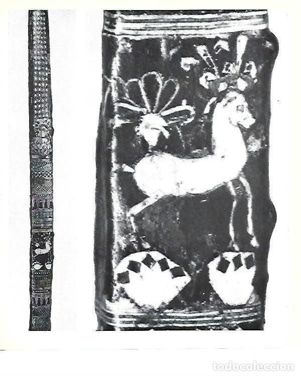 Postkarten: LAMINA 40785: Ciervo decorativo en el arco de Tutankhamon - Christiane Desroches-Noblecourt