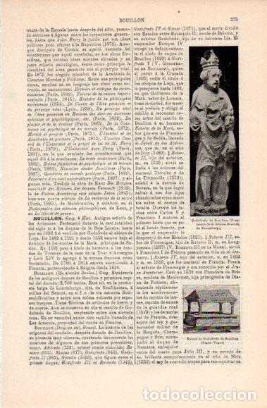 Postcards: LAMINA V40694: Godofredo de Bouillon - Varios