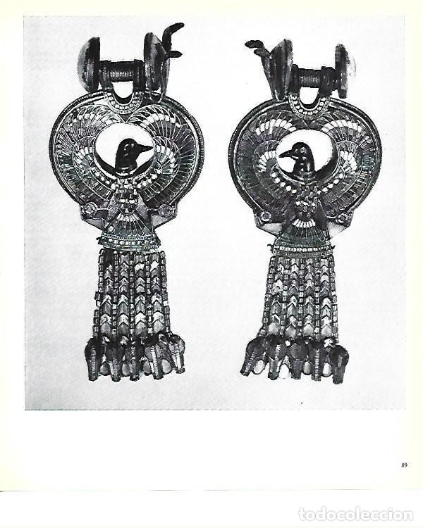 Cartoline: LAMINA 40777: Pendientes con pajaros azules - Christiane Desroches-Noblecourt