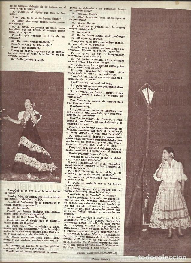 Postales: LAMINA 41027: Actuaciones de Conchita Piquer - VVAA