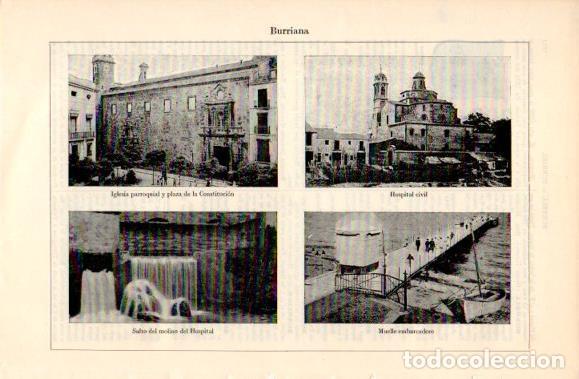 Postcards: LAMINA V40902: Vistas de Burriana - Varios