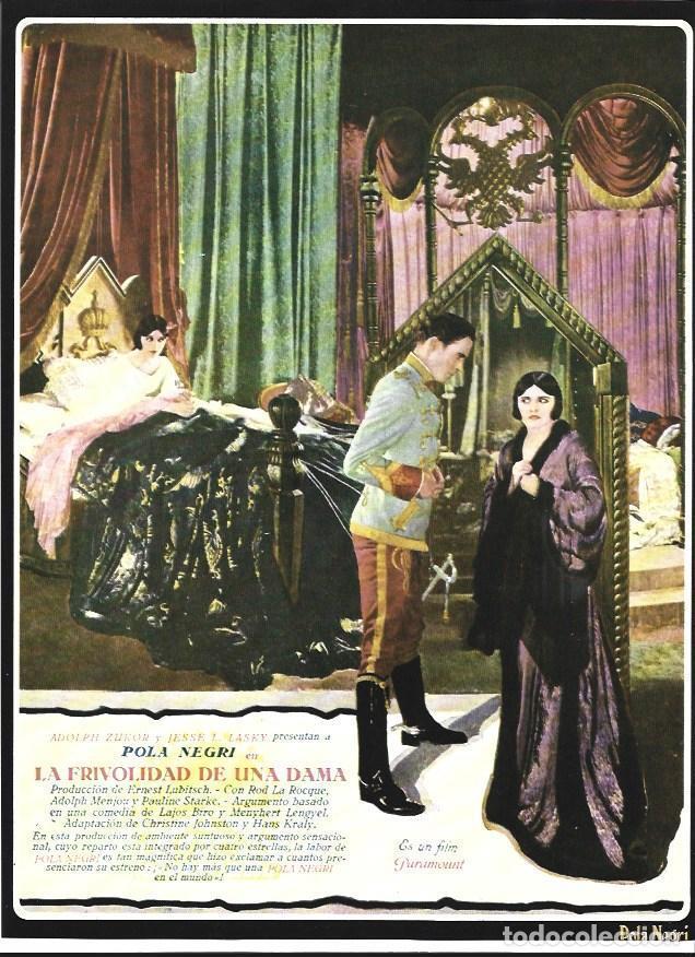 Postais: LAMINA 36856: Pola Negri - VVAA