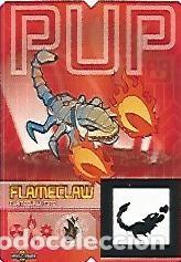 Postales: CROMO 925 INVIZIMALS: Flameclaw numero 29 - Varios