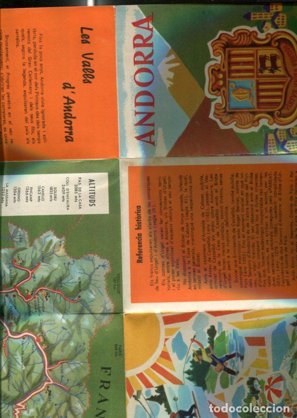 Postales: Mapa guia de Andorra - Foto 1