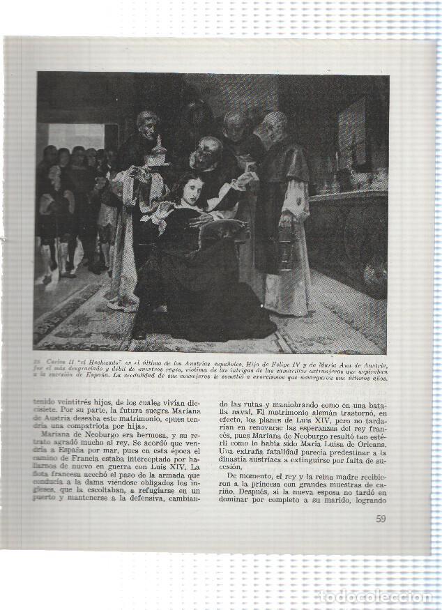 Postales: Lamina: Carlos II el hechizado