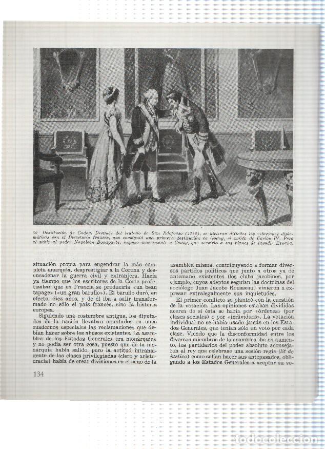Cartes Postales: Lamina: Destitucion de Godoy
