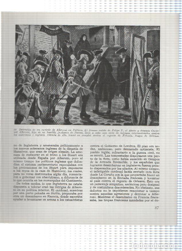 Postcards: Lamina: Detencion del enviado de Alberoni en Poitiers