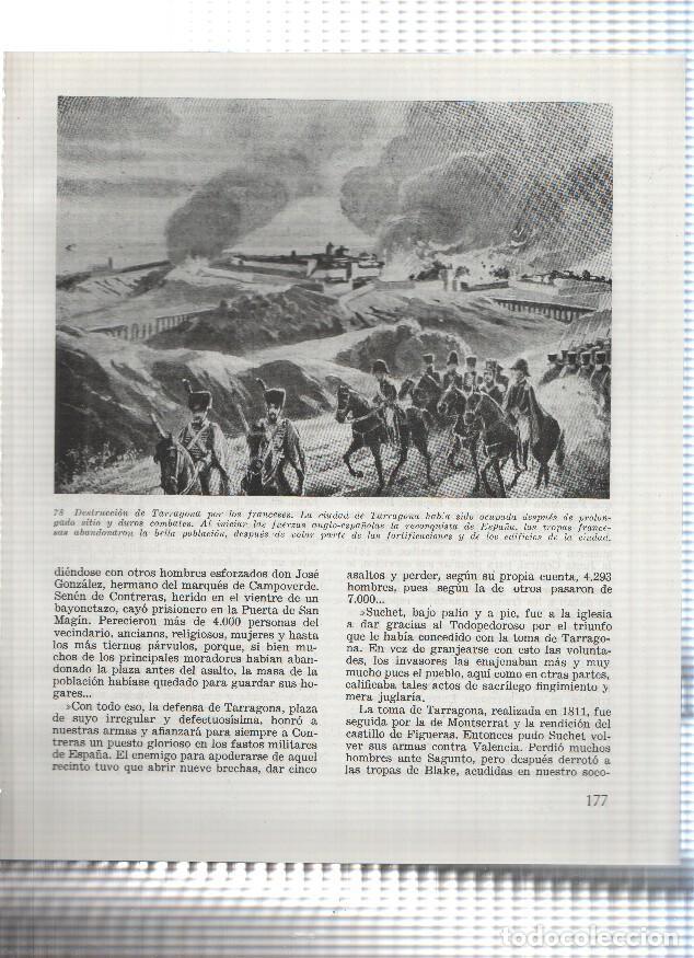 Cartes Postales: Lamina: Destruccion de Tarragona por los franceses