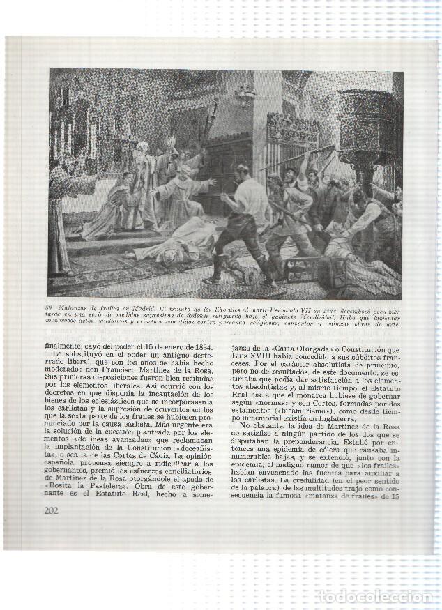 Postkarten: Lamina: Matanza de frailes en Madrid