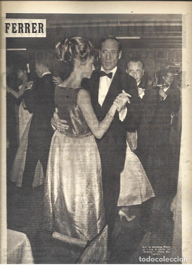 Postales: LAMINA 36646: Mel Ferrer bailando con la Princesa Paola de Lieja - VVAA