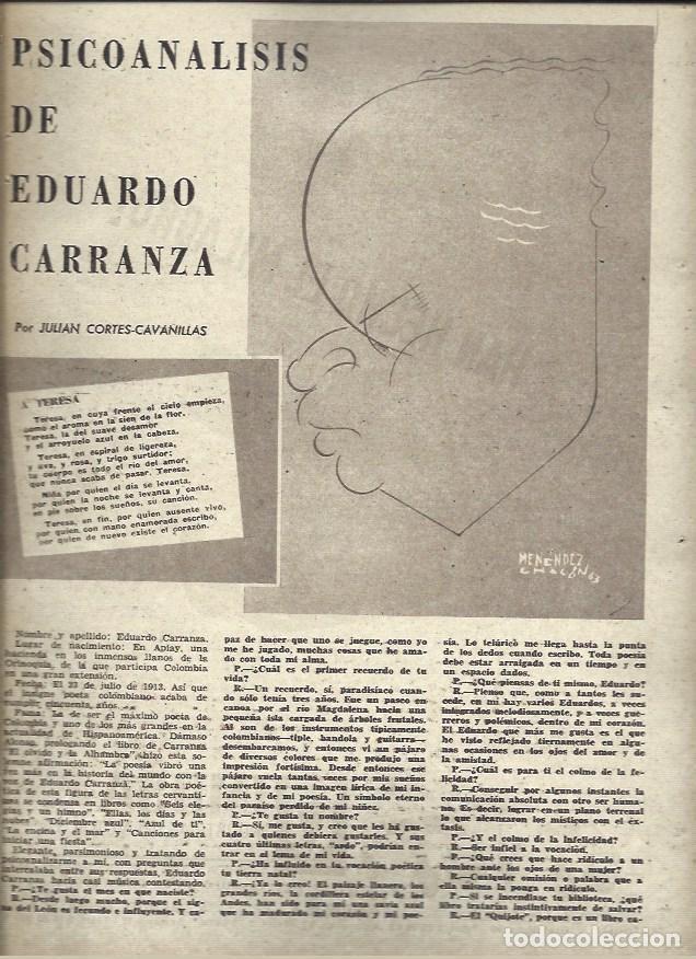 Cartoline: LAMINA 36625: Eduardo Carranza, caricatura de Menendez - VVAA