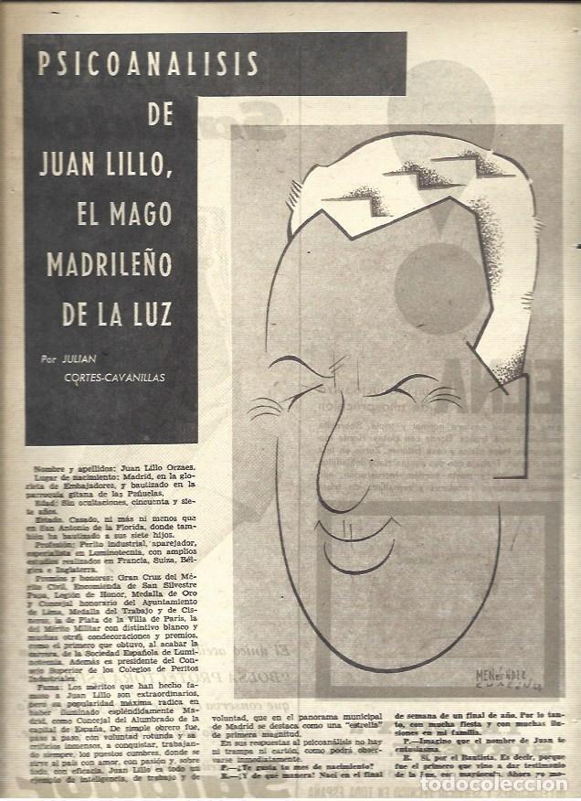 Cartoline: LAMINA 36605: Juan Lillo, caricatura de Menendez - VVAA