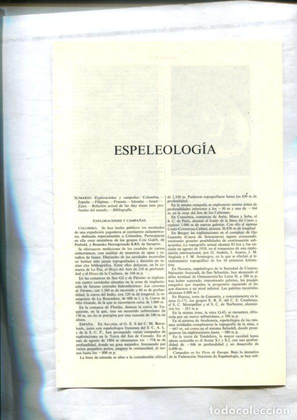 Postcards: Espasa Calpe: Espeleologia universal (articulo de 5 paginas) -